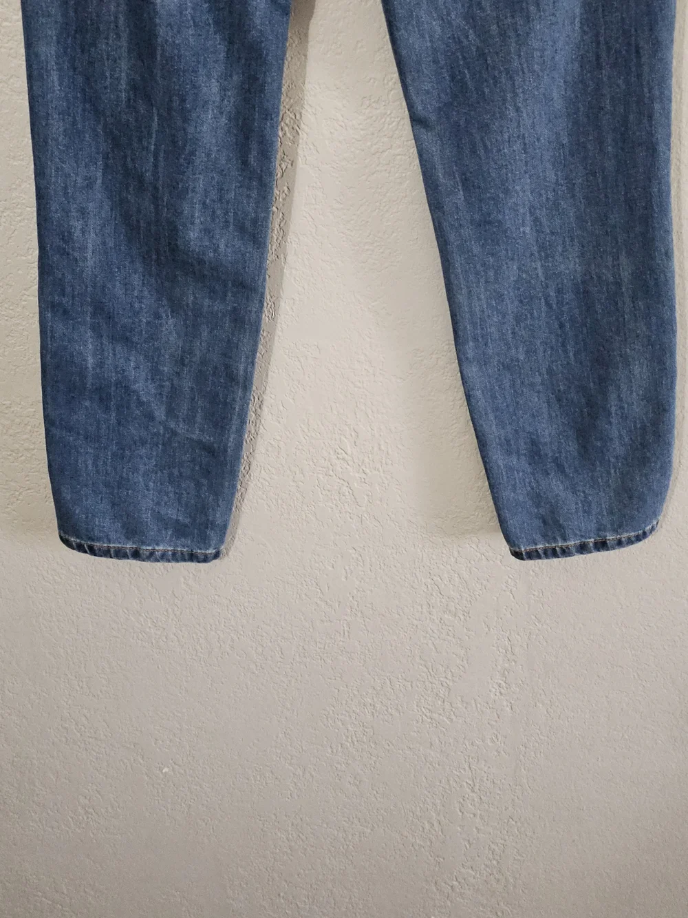 POL Distressed Ankle Jeans With Embroidery Relaxed Fit Womens Small - Picture 5 of 8